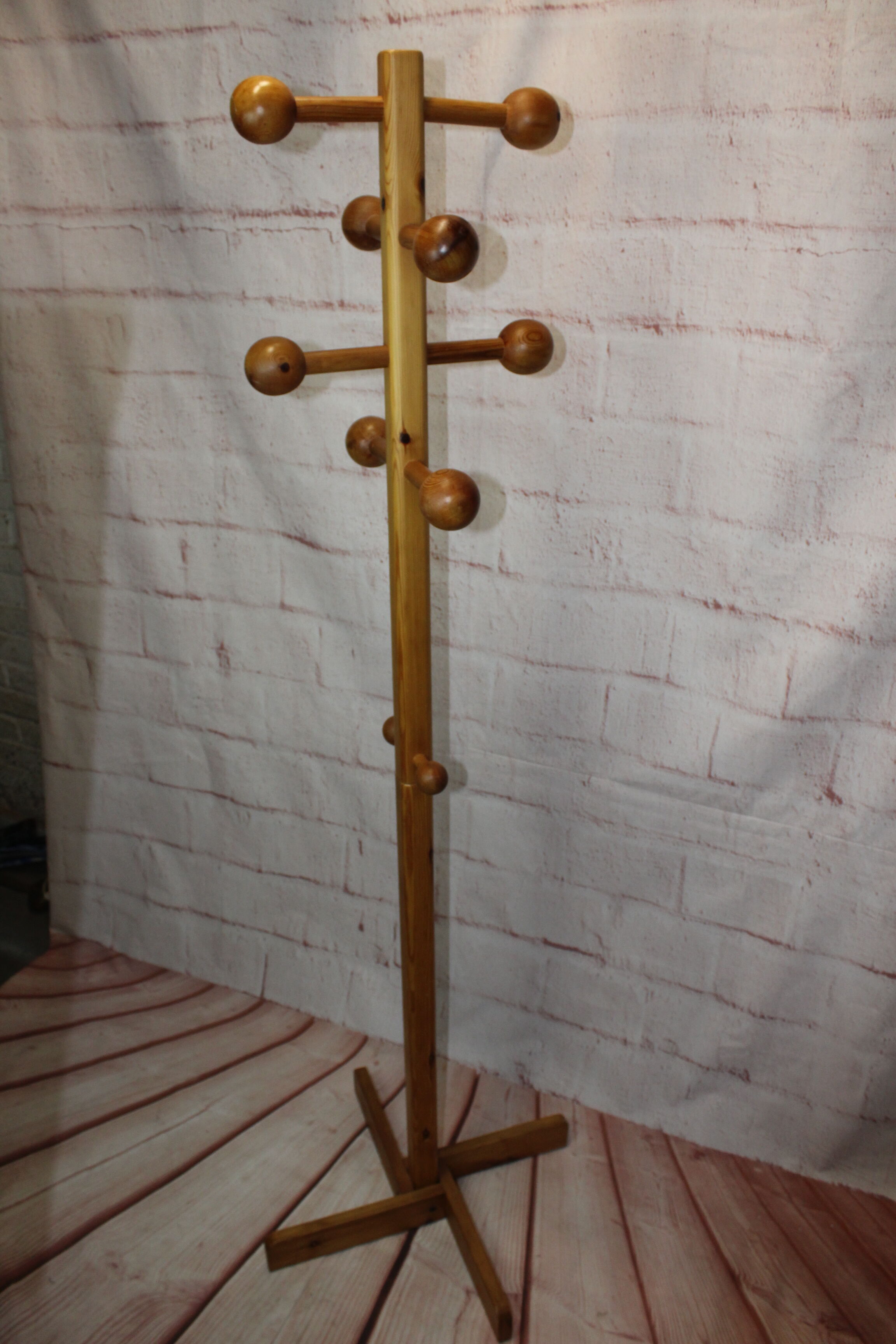 Coat rack on foot vintage scandinavian design