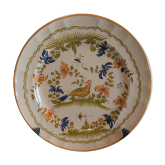 Assiette decorative faience martres Tolosane moustiers