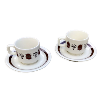 Tasses à café porcelaine