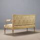 Antique neoclassical canapé in carved wood from the 19th century.