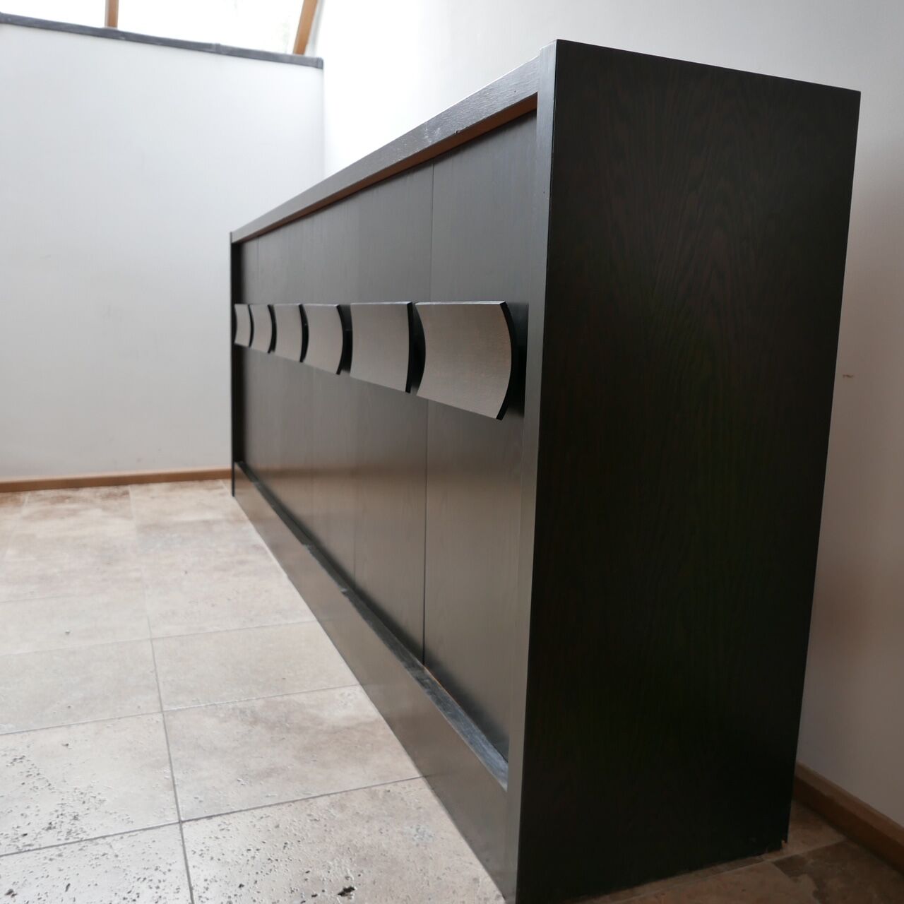 Brutalist mid-century belgium credenza