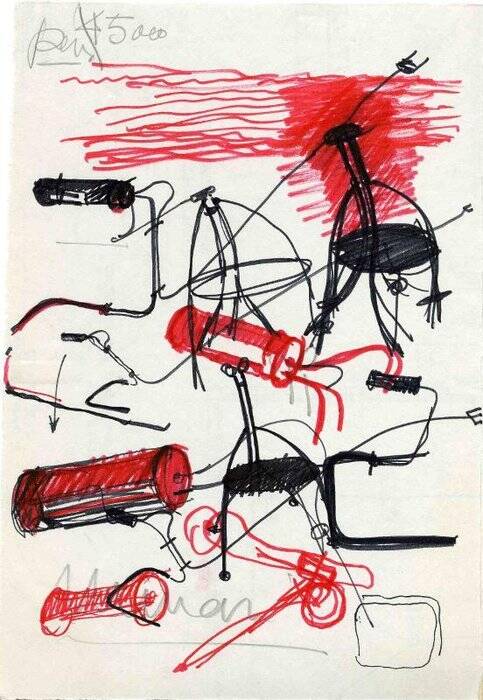 Vico Magistretti lamp for Oluce - Slalom