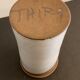 Bottle holder or refresher Albert Thiry, in glazed ceramic Vallauris, thistle decoration, 1960