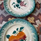 Dessert plates from Castries earthenware.