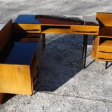 Stylish desk and cupboard set from the 1970s/80s - Design M. Pozar, UP Zavo