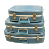 Set of three suitcases "Air France" 1960