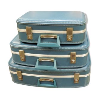 Set of three suitcases "Air France" 1960