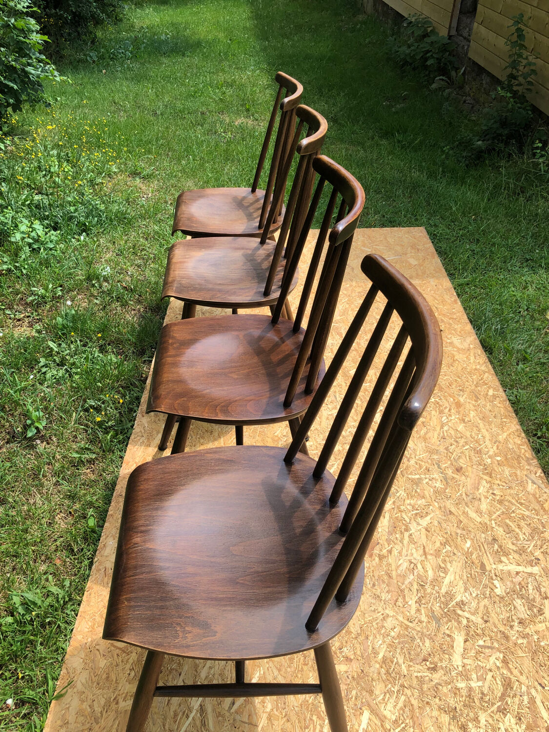 Vintage Scandinavian chairs.