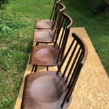 Vintage Scandinavian chairs.