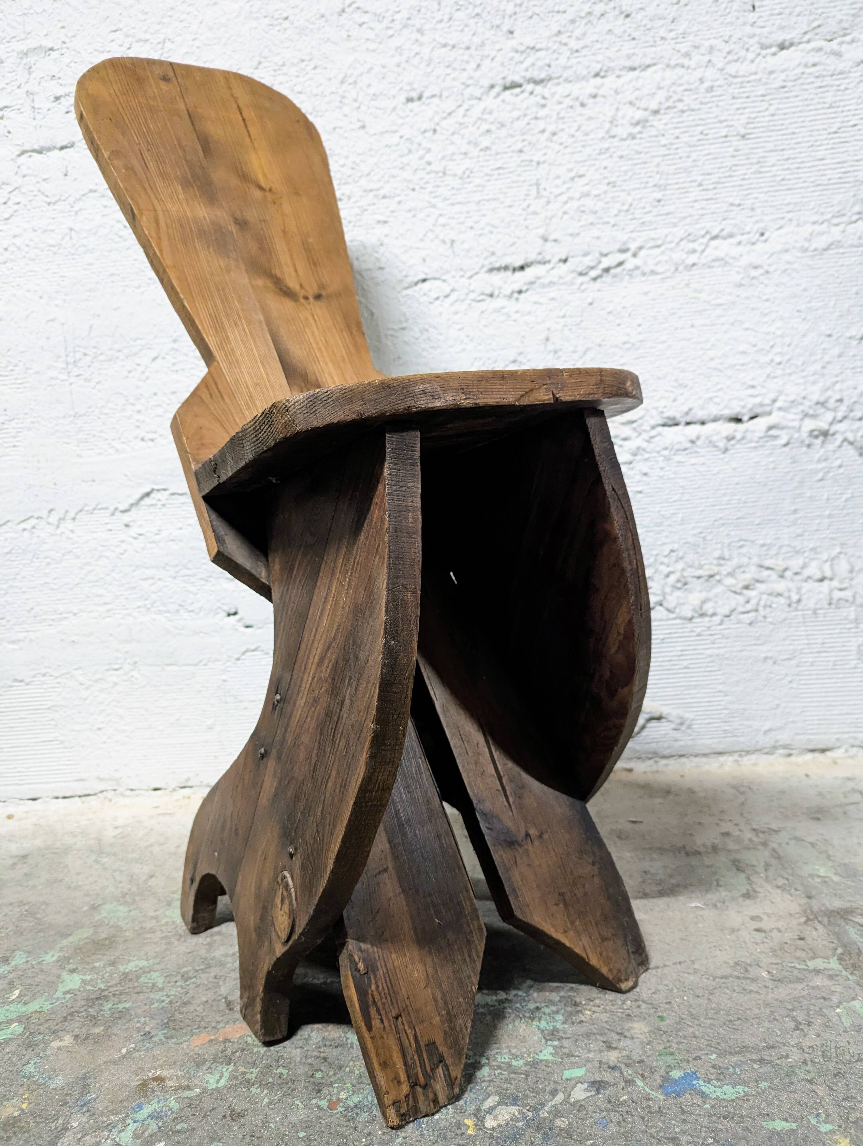 Brutalist chair