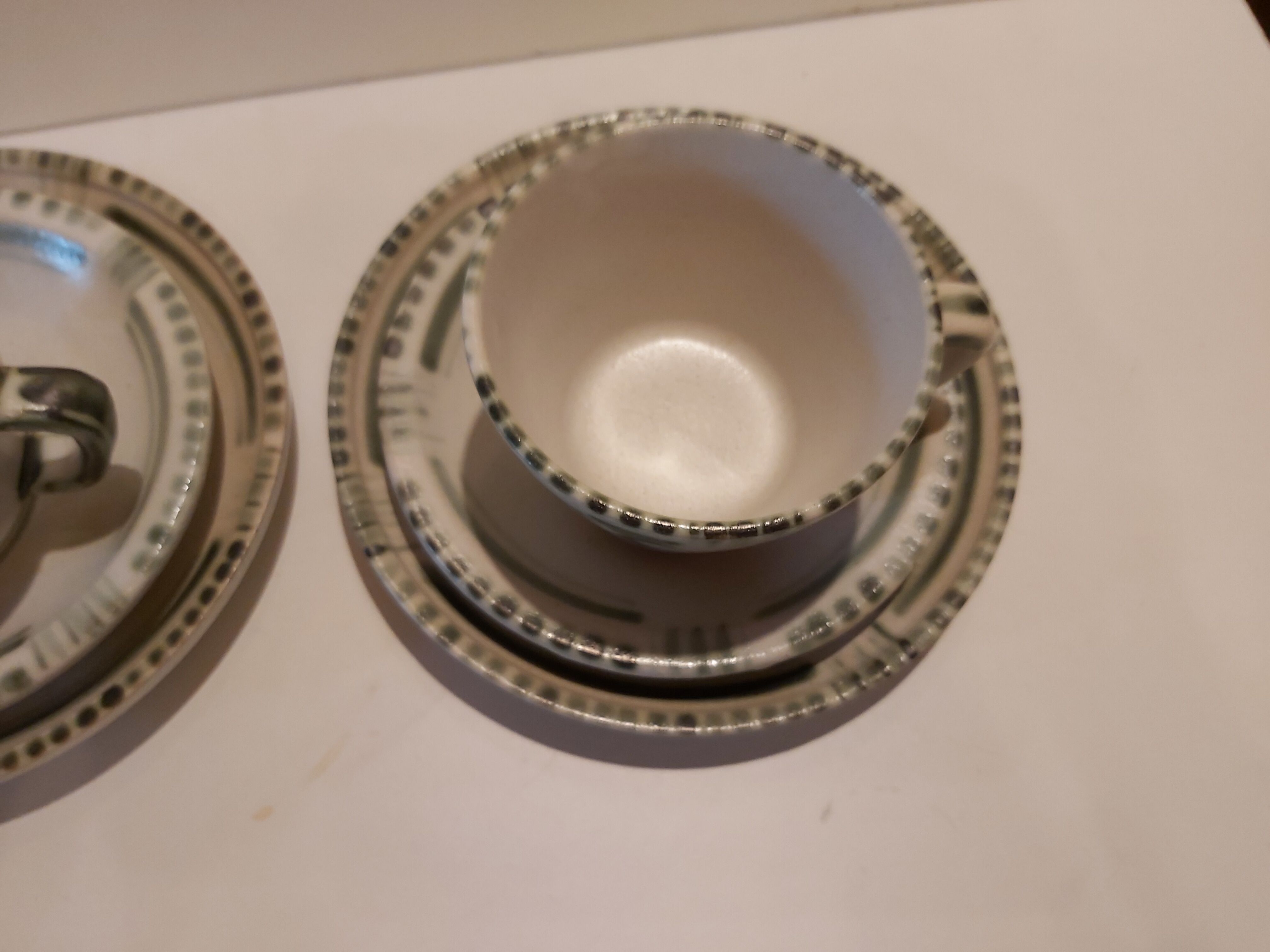 Duo cups cake plates Kéraluc Quimper