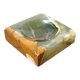 Marbled onyx stone ashtray