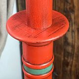 Bamboo-style wooden lamp