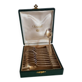 12 small mocha spoons. Christofle Paris.