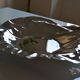 Large Alessi stainless steel bowl by Lluis Clotet 2001 Vintage Italy Diam. 38cm