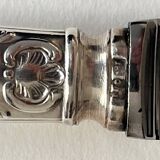 12 silver-plated metal knives