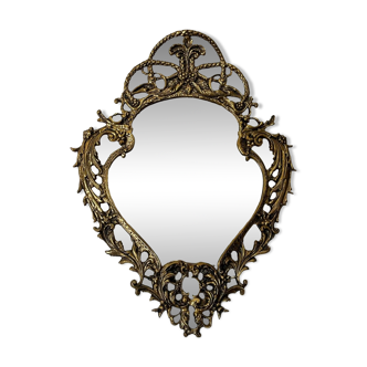 Gilded bronze mirror