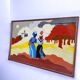 Vintage wool thread painting