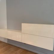 Suspended wall furniture Presotto – high-end Italian design – lacquered CR