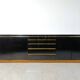 Brass and lacquer sideboard by Jean Claude Mahey, 1970s