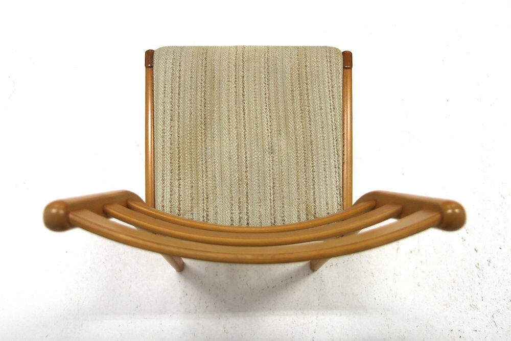 Set of 4 Scandinavian walnut chairs, Sweden, 1