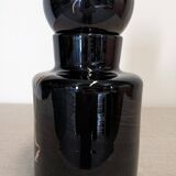 XL bottle or vase by Bob le Bleis for Maure Vieil glassworks circa 1970