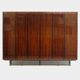 Vintage mid century modern Italian design wardrobe in rosewood, 1960s