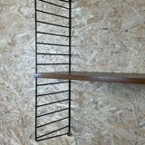 60s 70s oak string shelf module by Kajsa & Nils "Nisse" Strinning Sweden