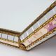 Venetian style octagonal mirror marked MGB, Planilux, Cristanola, Spain