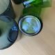 6 verres Vereco verts et bleus Vintage