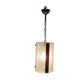 Suspension verre style lanterne vintage