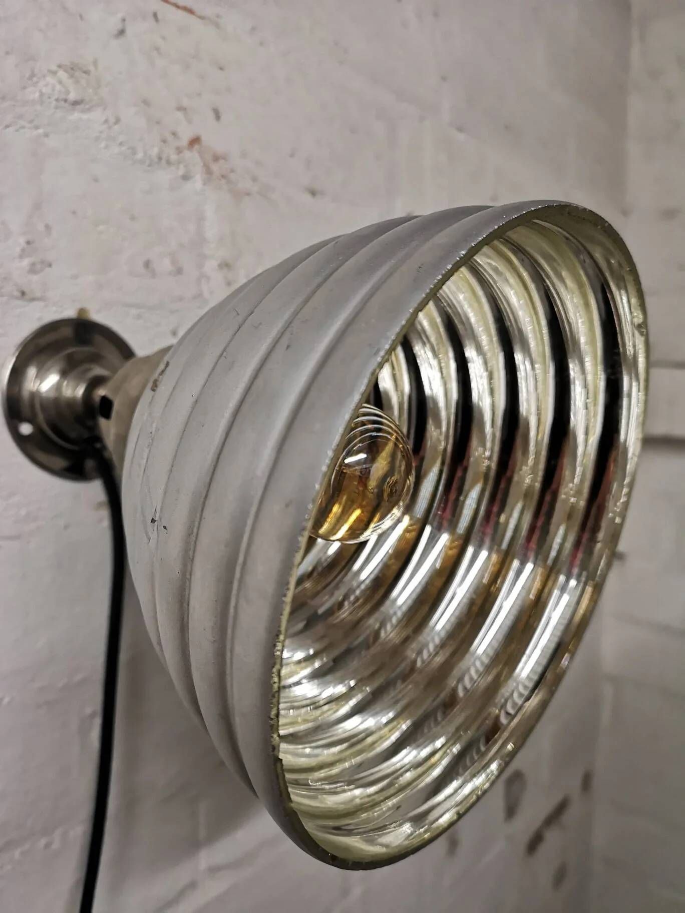 1930s Mercury Glass Wall Light By Adolf Meyer For Zeiss Ikon Germany