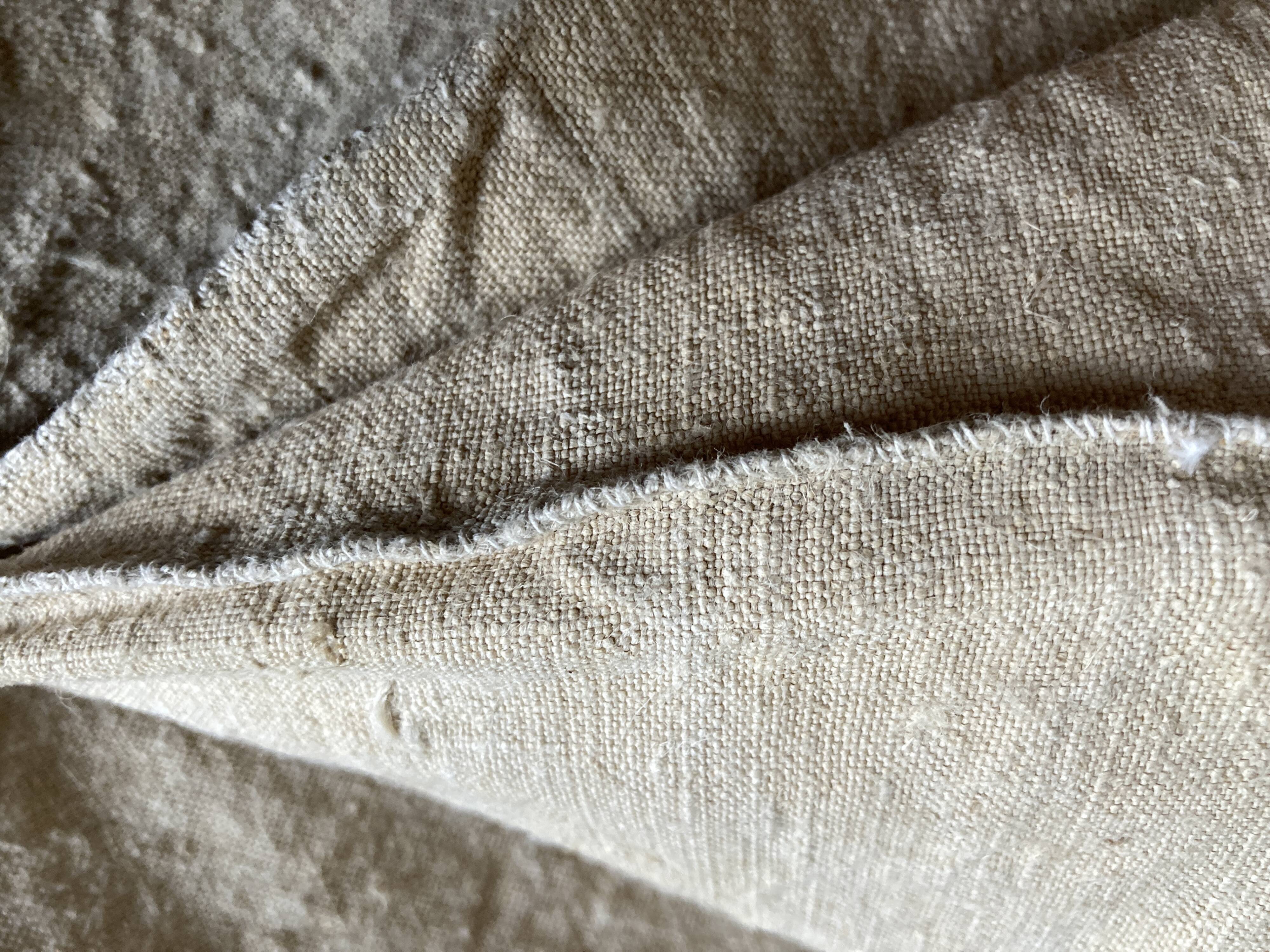 Nappe de réserve en chanvre brut 19e 240cm