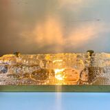 Glass & Brass wall sconces design by Carl Fagerlund for Orrefors /Lyfa