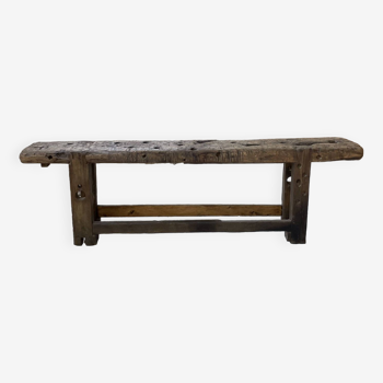 Solid oak console workbench