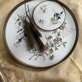 Ancient ceramic platter and bottle coaster