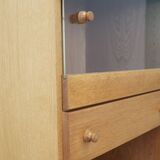 Ash bookcase, Danish design, 1970s, manufacturer: Skovby