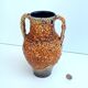 Ceramic vase enamels of the cyclops glaciers Annecy fat lava 1960