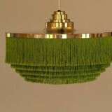 Superb brass fringed pendant light T-603 Hans Agne Jakobsson
