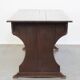 19th-century English pine monastery table.
