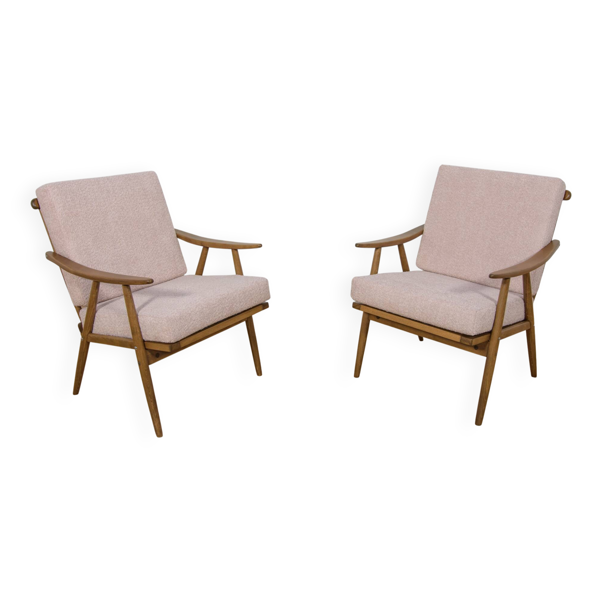 Set of Mid-Century Armchairs from Ton, 1960s