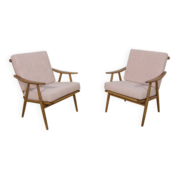 Ensemble de fauteuils Mid-Century de Ton, années 1960