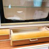 Buffet vintage, bois et formica, 1950