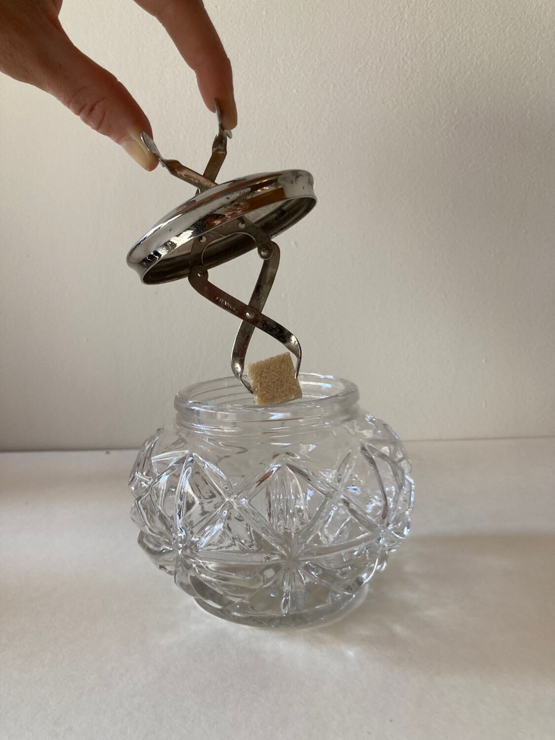 Vintage clip candy box