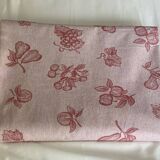 Large rectangular cotton damask tablecloth