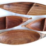 Set of wooden dishes Crafts of Africa, 20th