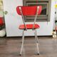 Chaise vintage rouge Formica 1970