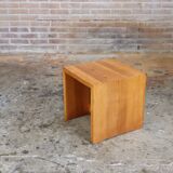 Vintage Scandinavian coffee table from the 1970s, made of pinewood, minimal