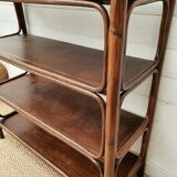 Bamboo rattan shelf 1970