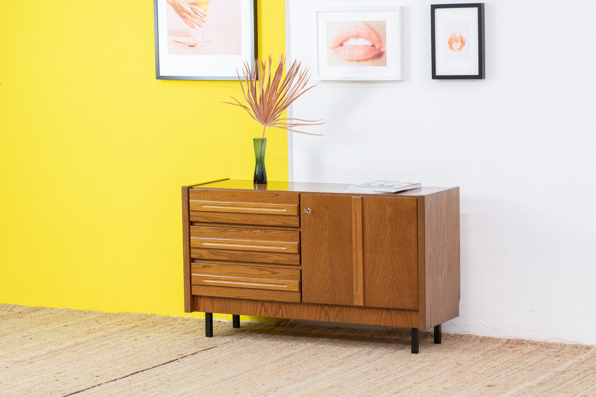 Vintage Scandinavian Enfilade – 116 cm